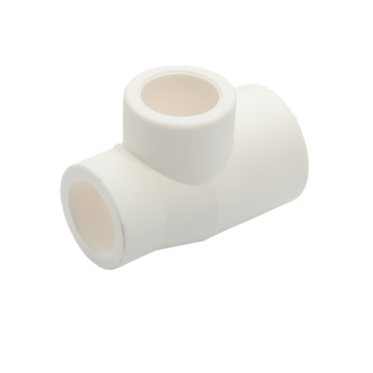 Indesiho Pro PPR reducing tee 63-50-63mm white plumbing fitting for bathroom pipes