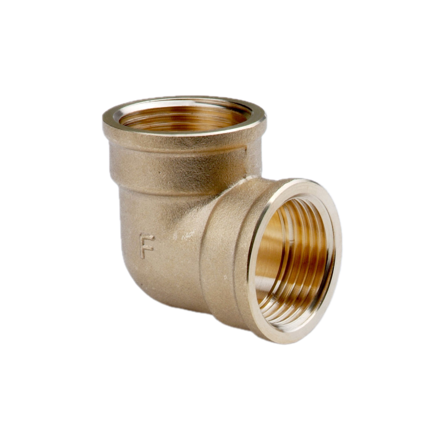 Indesiho Pro Brass Elbow 90 degrees X 1-2 Inch plumbing fitting for bathroom pipes