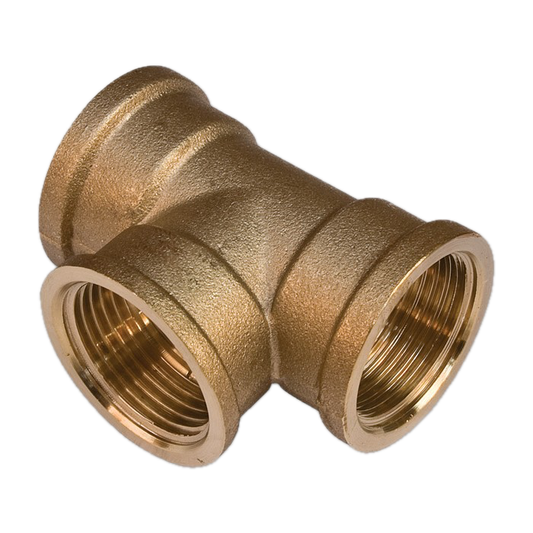 Indesiho Pro Brass Tee 1-2 Inch plumbing fitting for bathroom pipe connections