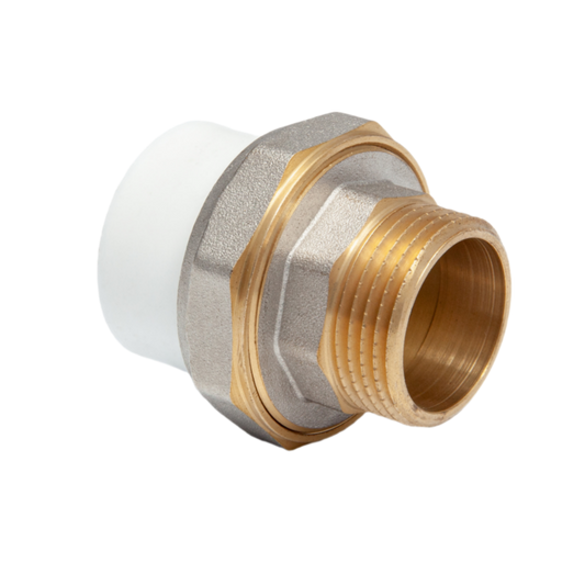 Ppr dutch plug with external brass thread 20x1-2 inch for bathroom plumbing by Indesiho Pro