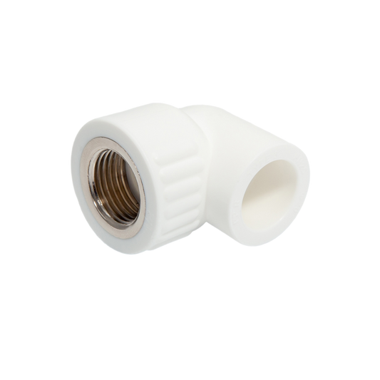 PPR elbow with internal brass thread 32x1 inch white plumbing fitting for bathroom use