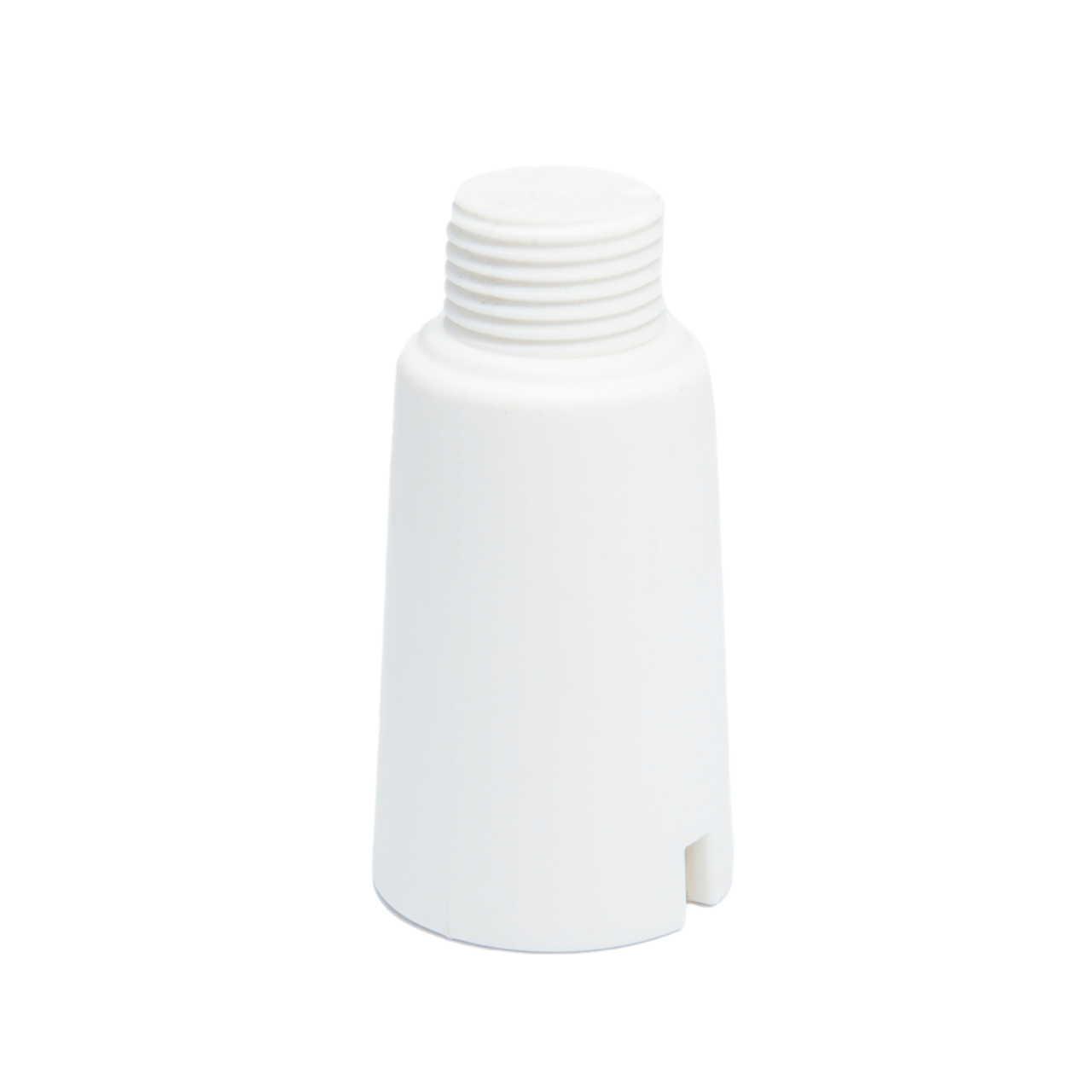 White PPR end cap long 20mm for bathroom plumbing by Indesiho Pro with threaded design
