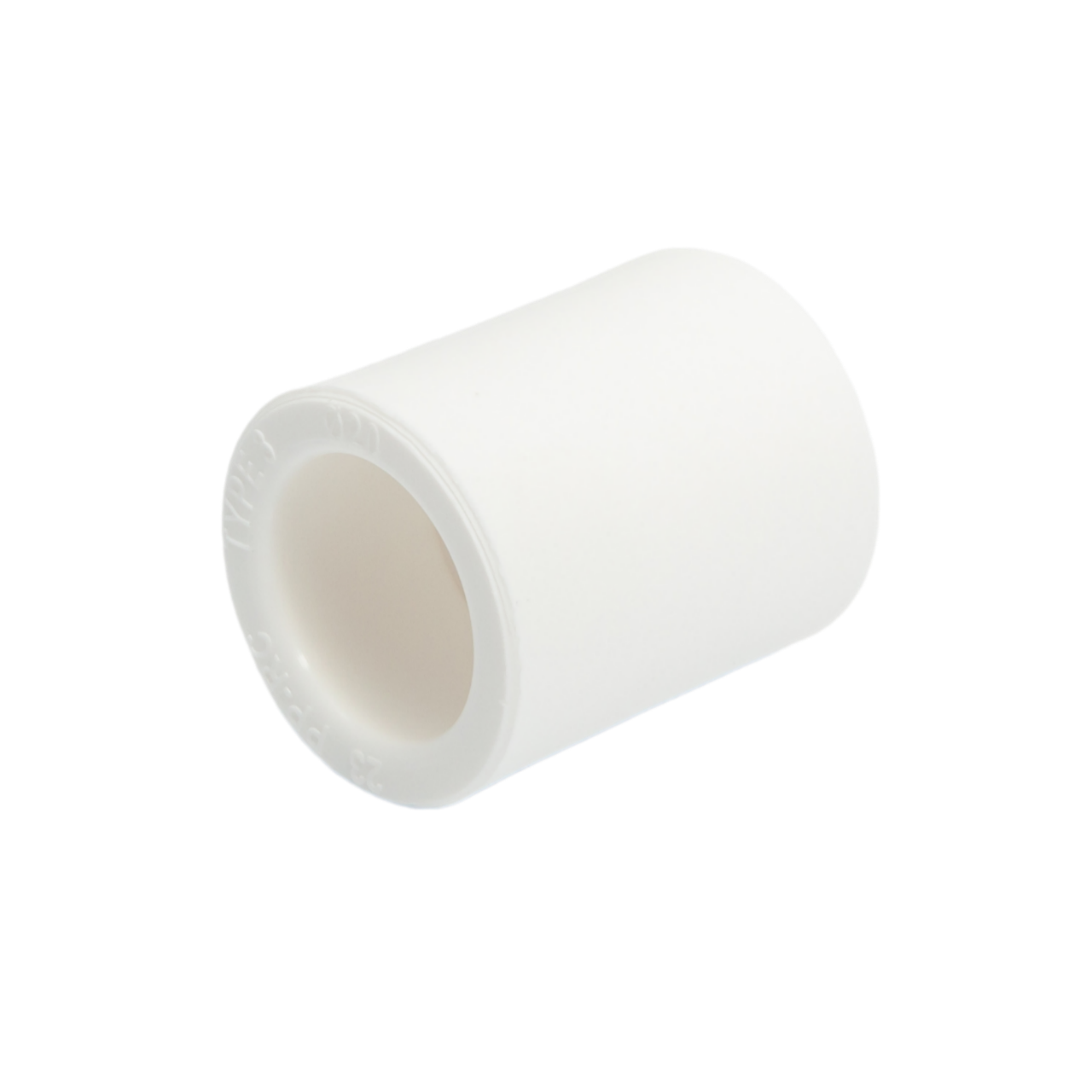 Indesiho Pro white PPR socket 63mm for durable bathroom plumbing connections