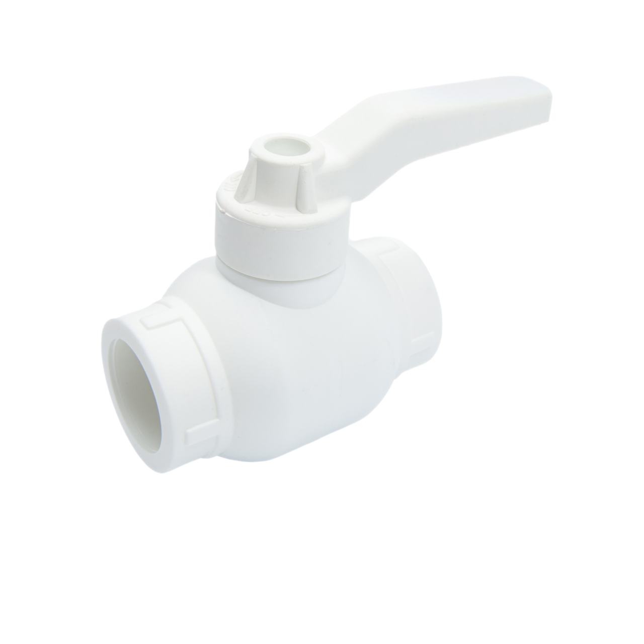 Indesiho Pro white PPR valve with ball and lever 32mm for bathroom plumbing applications