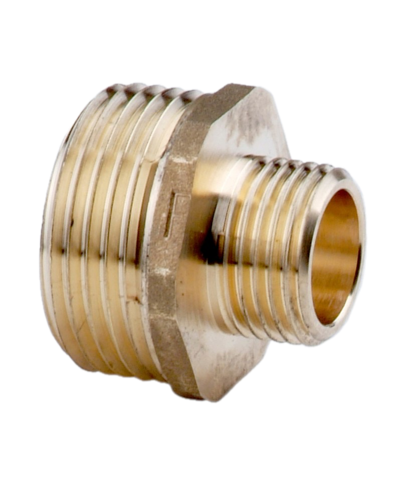 Indesiho Pro Reduced Brass Nipple 3-4 Inch To 1 Inch plumbing fitting for bathroom use